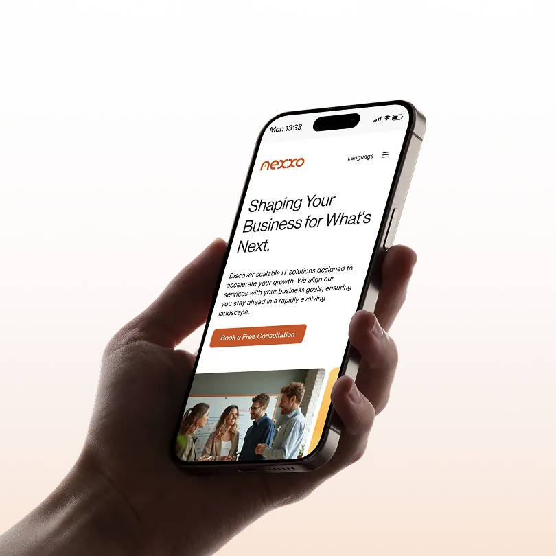 Informational panels describing AI4Eyes eye care technology with a person on a laptop, device image, and key features like faster diagnostics and personalized treatment.
