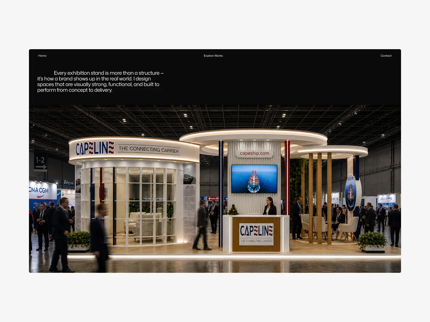 Room with large screen displaying a comparison chart titled 'Starting with Dry Eye Disease' showing AI4Eyes versus traditional methods for dry eye diagnosis and a testimonial from an MD.
